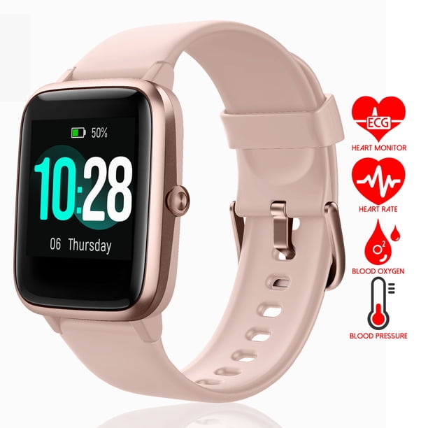 Reloj inteligente, rastreador de actividad Reloj inteligente con monitor de frecuencia cardíaca y sueño, IP68 a prueba de agua, seguimiento de actividad durante todo el día, modos multideportivos Kearding SH1105-38
