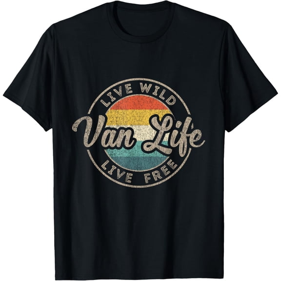 Premium Daily Comfort - Van Life Clothing Retro Vintage Van Dwellers Vanlife Nomads T-Shirt