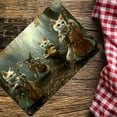 thumbnail image 6 of 1pc Vintage Forest Animals Band Music Performance Iron Metal Tin Sign, 12x8 inch, Indoor/Outdoor Wall Art for Home, Bedroom, Restaurant, Bar, Cafe, School, Library, Garage Decor, 6 of 8