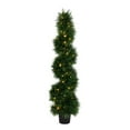 thumbnail image 1 of Vickerman TP170548LED 4 ft. Cedar Spiral UV 70 Warm White LED Light, 1 of 4