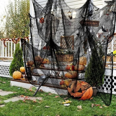 

Popular Fwooh Halloween Spider Webs Decorations Spiders Not Included 29.9 x72 Super Stretchy Cobwebs for Halloween Decor Indoor and Outdoor Cut-Your-Own Flexible Spider Webs Ha(buy 2 get 1 free)