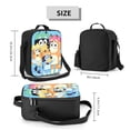 thumbnail image 2 of Lsque Bluey Lunch Bag Lunch Box for Women Men Reusable Insulated Lunch Tote Bag,Leakproof Thermal Cooler Sack Food Handbags Case High Capacity, 2 of 9