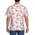 thumbnail image 3 of Qekee Watermelon Classic Fit T-Shirt Men's Shirt Men's Tight Short Sleeves for Exercise, Running, Mountaineering - Watermelon, 3 of 9