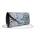 thumbnail image 2 of FOR U DESIGNS Leopard Purple Clutch Purses for Women Lightweight Wedding Purses Multifunctional Handbags for Women with Detachable Chain, 2 of 9
