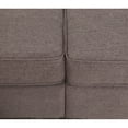 thumbnail image 5 of Legend Vansen Convertible Modern Velvet Sleeper Sectional Sofa in Blue, 5 of 8