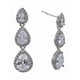thumbnail image 4 of Aretes Piñon Largos Arette Accesorios De Fiesta Con cristal Temporada, 4 of 4