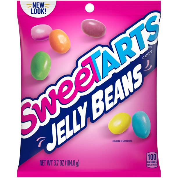 Sweetarts Jelly Beans Candy Bag 3.7oz (Box of 12)