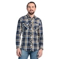 thumbnail image 1 of Camisa Moderna Manga Larga Wrangler Hombre 787 azul G, 1 of 5