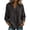 B-Dark Gray-summer tops for women, variant on Tops for Women 3/4 Sleeve Lace Patch Shirts Loose Fit Tunic Shirt Casual V Neck Blouses Summer Fall Vacation Clothing Army Green M