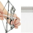 thumbnail image 1 of Archery Mini Compound Bow and Arrow Set Mini Pocket Bow Survival Bow Right Left Hand for Target Shooting Practice, 1 of 7