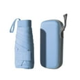 thumbnail image 1 of SharkTRUE All-Black Foldable UV Blocking Umbrella: Lightweight, Stylish, Multi-Use, 1 of 8