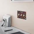 thumbnail image 5 of Yayeee Toggle Light Switch Wall Plate 2-Gang 4.56"x4.48" Decorative Outlet Cover, Small Colorful Flower, 5 of 7