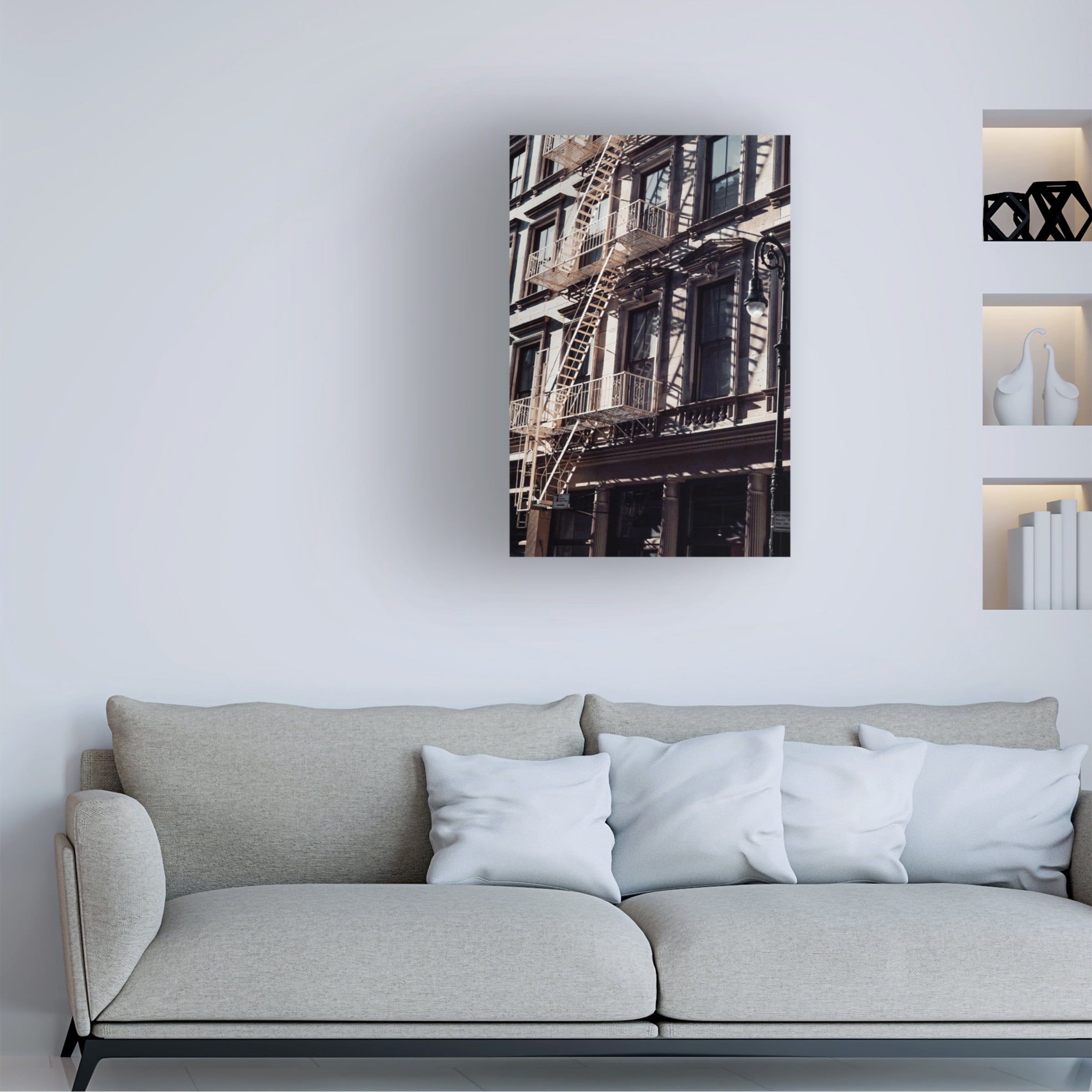 Rikard Martin 'New York City Fire Escapes 03' Canvas Art