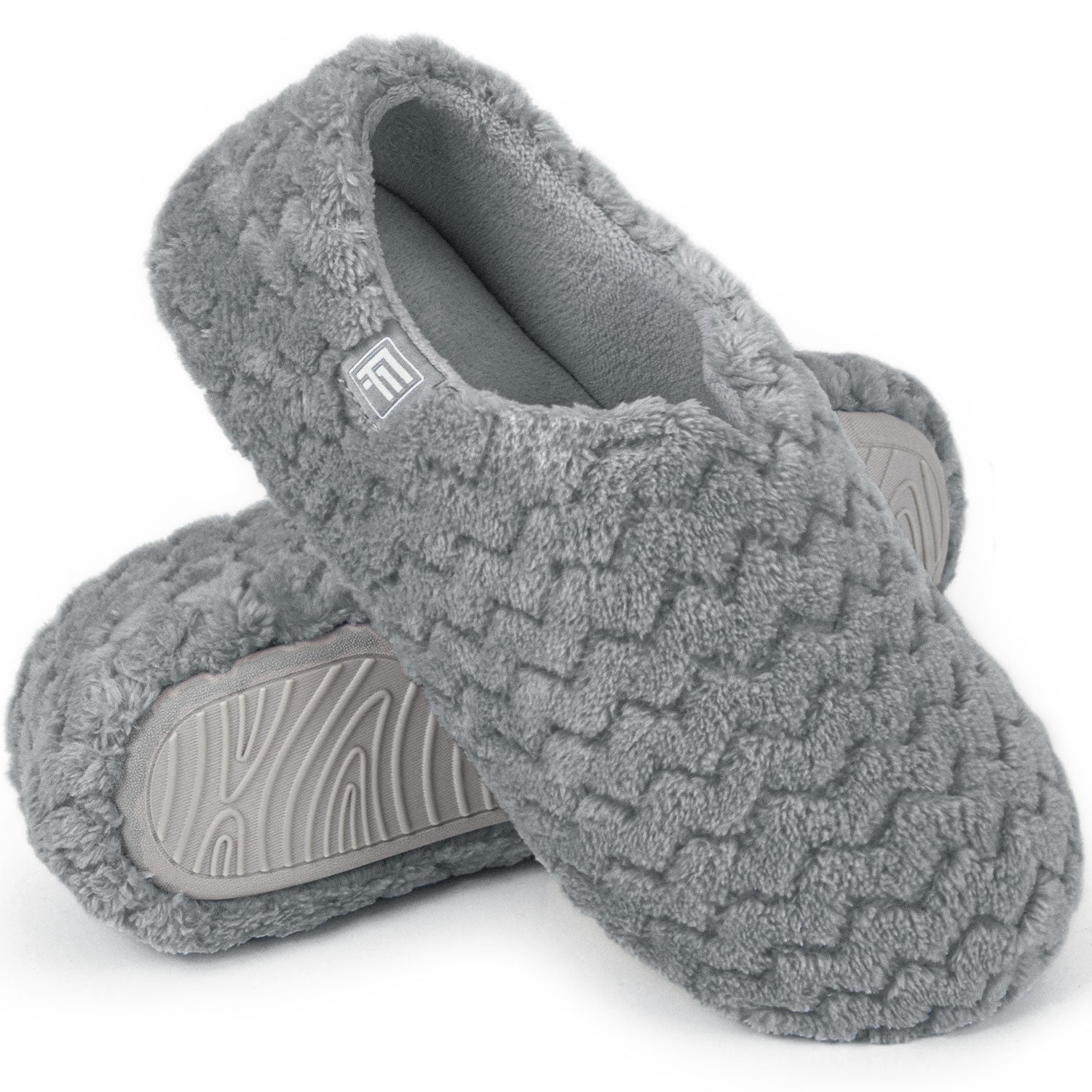 LongBay Women's Memory Foam Closed Back Slippers photo 1