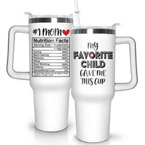 Gifts for Mom- 40 oz Tumbler with Handle Mothers Day Gifts Mom Gifts Unique Birthday Gifts Best Mom Ever Stainless Steel Travel Mug