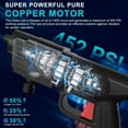 thumbnail image 4 of Portable Cordless Electric High Pressure Water Spray Gun Car Washer Cleaner Tool, 4 of 9