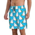 thumbnail image 2 of KLL Duck Dives Men's Casual Summer Beach Shorts Hawaiian Shorts with Pockets-X-Large, 2 of 5