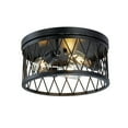 thumbnail image 1 of Xtricity - 3-Light Ceiling Light, 13.8'' Diameter, From the Sweden Collection, Black, 1 of 3