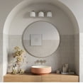 thumbnail image 2 of Avec 22-in 3-Light Brushed Nickel Bath Contemporary Vanity Light, 2 of 11