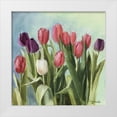 thumbnail image 1 of Strube, Ling 26x26 White Modern Wood Framed Museum Art Print Titled - Tulips II, 1 of 4