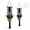 Black D, variant on Dark Green Boho Hanging Planter, Recycled Cotton Rope Macrame Plant Hanger Set