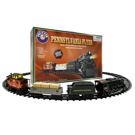 Lionel Pennsylvania Flyer Battery Operated Model Train Set with Remote