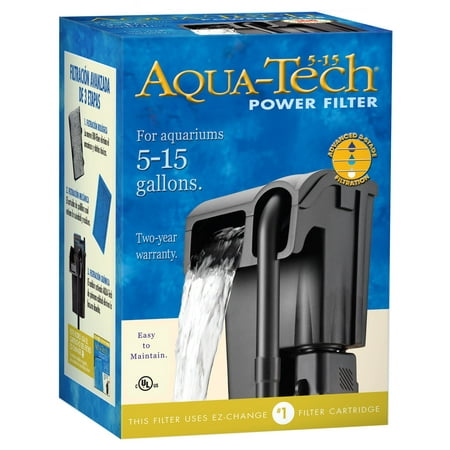 Power Aquarium Filter, 5 to 15-Gallon Aquariums, For 5 to 15 gallon aquariums By