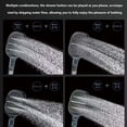 thumbnail image 5 of LSLJS High Pressure Shower Head, Large Panel Square Handheld Shower Head with Pause Function 7 Spray Modes Pressurized Powerful Spray Shower Massager with Hose and Bracket Universal Bathroom Accessory, 5 of 9