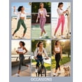 thumbnail image 3 of Cadmus High Waist Capri Leggings with Pockets, 20" Soft Comfy Running Workout Crop Yoga Pants for Women 4 Way Stretch, 3 of 10