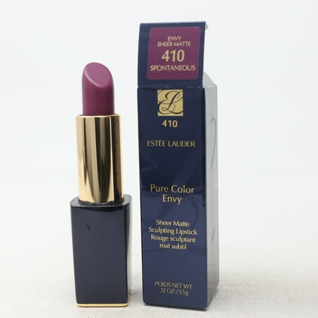 Estee Lauder Pure Color Envy Sculpting Lipstick Sheer Matte, No. 410 Spontaneous 0.12 oz