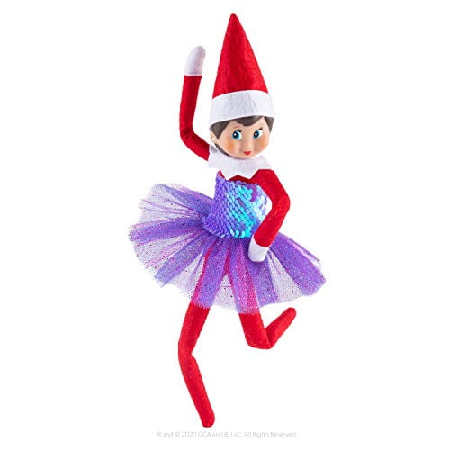 The Elf on the Shelf Claus Couture Plum Party Dress