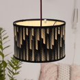 thumbnail image 2 of FYBTO Flower Rattan Lamp Shade Woven Drum Lamp Shade Clip On Lamp Shade Ceiling Light Lamp Shade for Small Pendant Lights Lamp Shades Lamp Shades-0624, 2 of 5