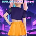thumbnail image 4 of ZUITEH Halloween Anime Cosplay Miras Costumes,Popular Singer Idol Group T-Shirts Skirt Suit With Wig Full Set, Pop Star Dress Up Stage Outfits For School Party Carnival Festival Performance, 4 of 14