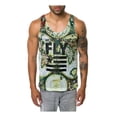 thumbnail image 2 of Born Fly Mens The Salty Dog Tank Top, Black, Small, 2 of 2