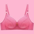 thumbnail image 2 of Ashirexll Wireless Bras for Women, Plus Size Everyday Bras, Solid Color Thin Style Ventilate Back Buckle Bra without Steel Rim, 2 of 5