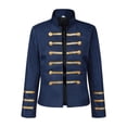 thumbnail image 4 of LYHaoo Boys Halloween Long Sleeve Jacket Stand Collar Dress Up Jacket Coat for Kids Party Performance Outfits(15-16 Years), 4 of 7