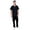 Black, variant on Men's Lightweight 6 Pocket Classic Uniform Scrubs - Style 101