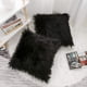 thumbnail image 5 of Dinheiro Juego de 2 fundas de almohada decorativas, nueva serie de lujo, estilo merino, fundas de almohada mullidas de piel sintética, funda de cojín cuadrada y difusa, 5 of 8