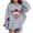 Gray, variant on Lorytime Christmas Sweater for Kids Girls Boys Reindeer Hoodies Long Sleeve Pullover Drop Shoulder Cute Tops Yellow
