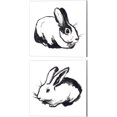 thumbnail image 1 of Great Art Now Winter Rabbit by June Erica Vess 2 Piece Canvas Art Set Each 14W x 14H, 1 of 3
