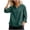 Green, variant on Plus Size Linen Tops Short Sleeve V Neck Casual Beach Spring Fall Blouses Tops for Women Loose S-3X (3XL, Green)