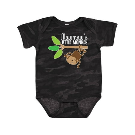 

Inktastic Mawmaw Little Monkey Grandchild Gift Gift Baby Boy or Baby Girl Bodysuit