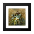 thumbnail image 2 of Olga Wisinger-Florian 20x20 Black Modern Framed Museum Art Print Titled - Live Quietly with Stepmothers (Still Life with Pansies), 2 of 5