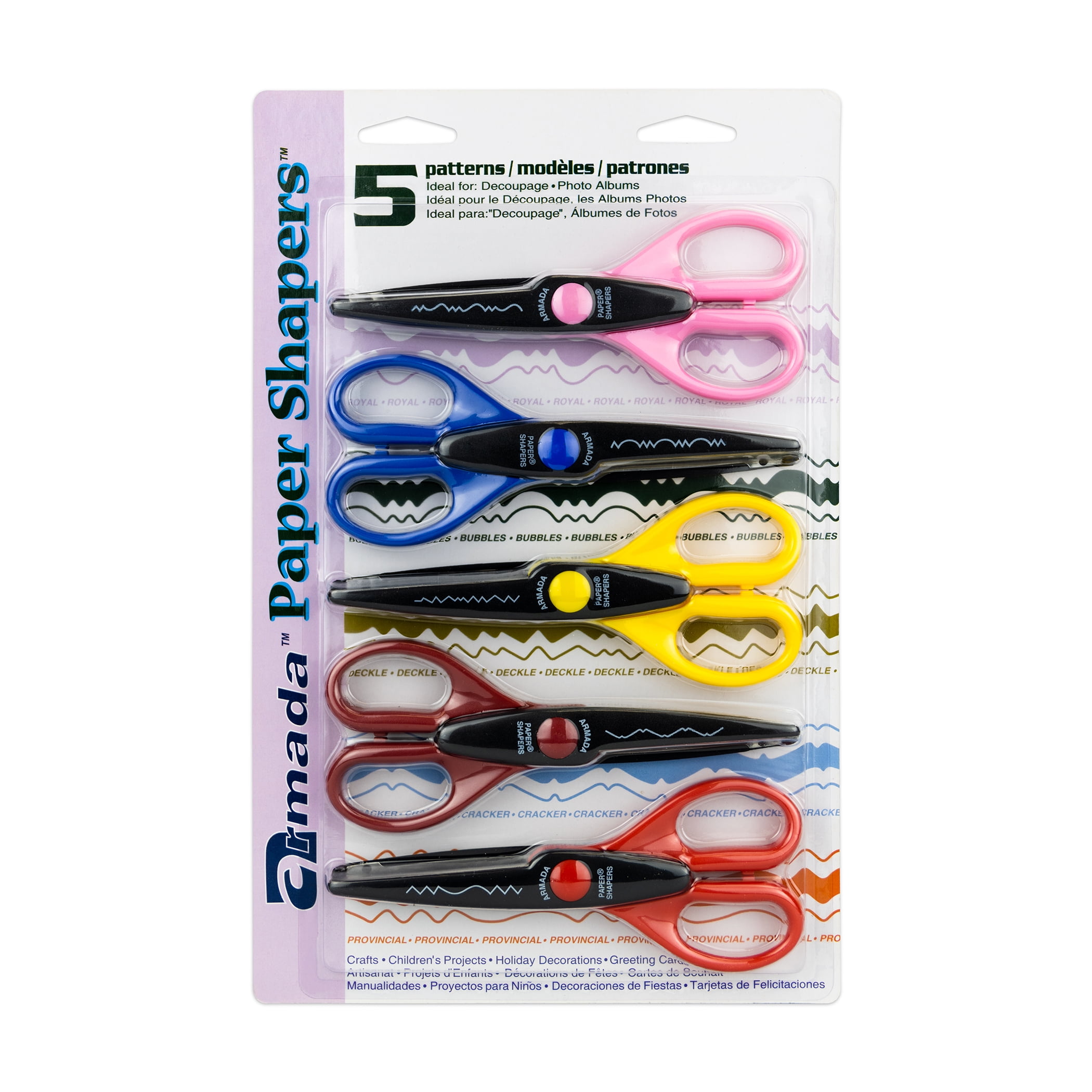Hygloss Paper Shapers® Decorative Scissors Set 2, 10 Count