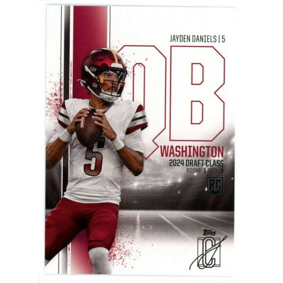 NFL 2024 Topps Signature Class Football Jayden Daniels #194 (Rookie)