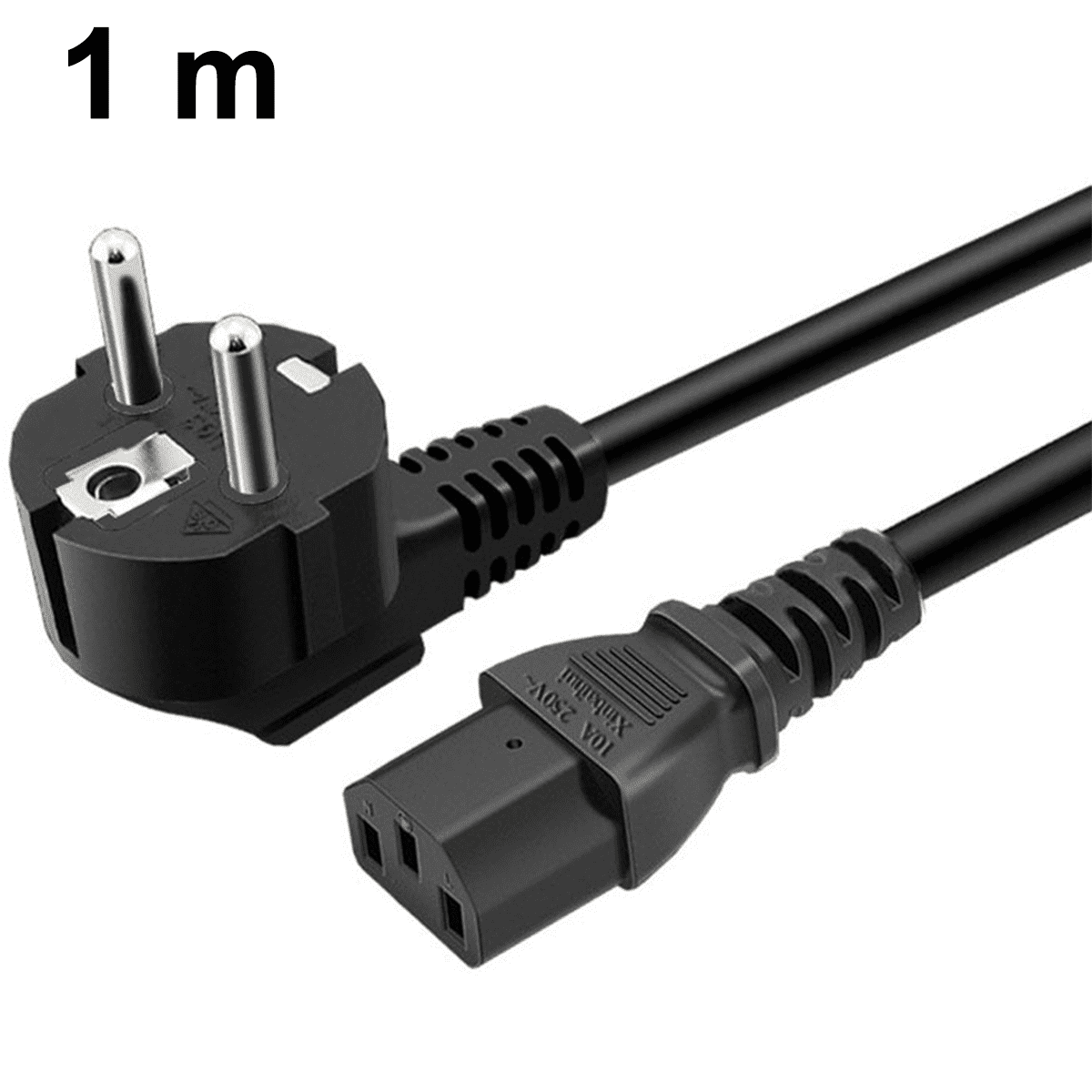 Power Cable Power Cable Euro Plug Cable 3 Pin Iec Cable For Pc Monitor Printer Ps3 Ps4 Pro Scanner Tv Walmart Com Walmart Com