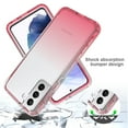 thumbnail image 4 of Mantto Samsung S21 Plus Case, Full Body Clear Protection Case PC Bumper & Rubber TPU Front & Back 360 Full CoverGradient Bumper Frame Rubber Phone Case for Samsung Galaxy S21 Plus - Red, 4 of 8
