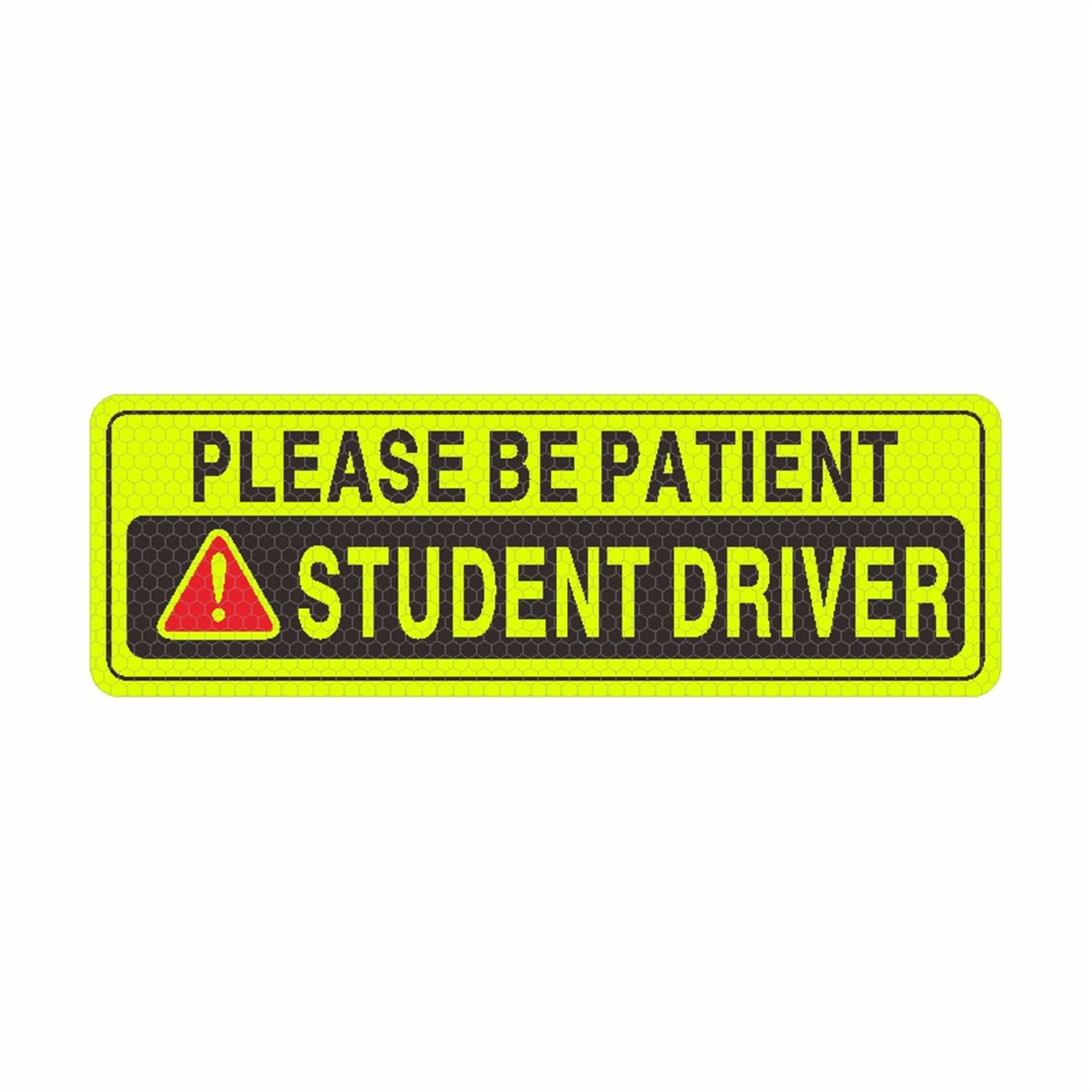 Student driver sticker please be patient student driver magnet