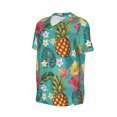 thumbnail image 2 of Rocae Pineapple for Breathable Men's Baseball T-Shirt Fashionable Casual Baseball Jersey, Moisture-wicking Sportswear Small, 2 of 9