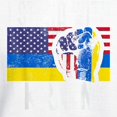 thumbnail image 3 of CafePress - I Stand With Ukraine Flag American Flag Sweatshirt - Pullover Hoodie, Hooded Sweatshirt, 3 of 4